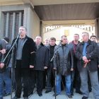 Митинг «Русского Единства» и Русской общины Крыма перед крымским парламентом 23 февраля 2014 года (ВИДЕО)
