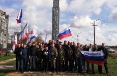 Празднование 7-летия воссоединения Крыма с Россией в г. Джанкое