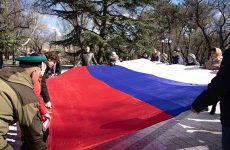 Феодосийцы отмечают 8-ю годовщину воссоединения Крыма с Россией