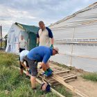 На пункте Чонгар обустроен палаточный городок по приёму беженцев с Украины