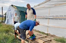 На пункте Чонгар обустроен палаточный городок по приёму беженцев с Украины