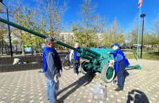 Пушка ЗИС-2 – память о советских артиллеристах, освобождавших Красноперекопск от немецко-фашистских захватчиков